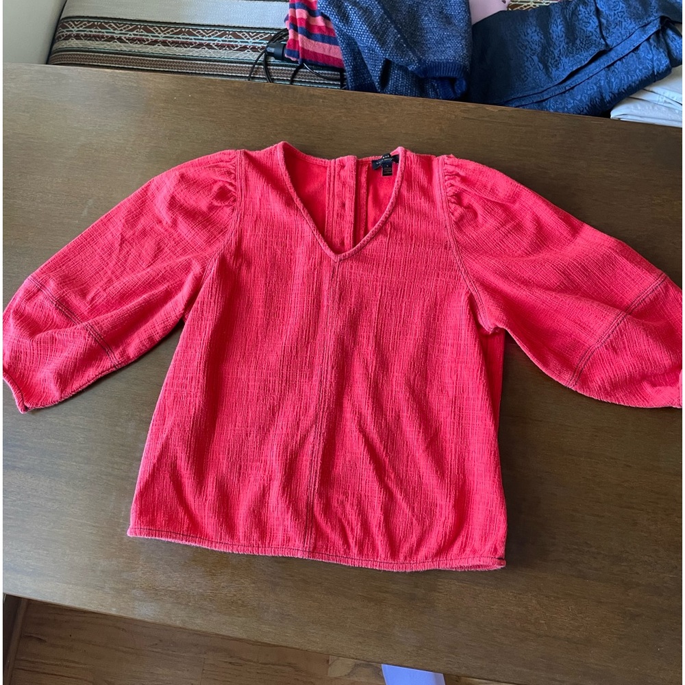 Anthropologie Puff Sleeve Top
